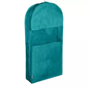 Чехол для одежды двойной длинный, цвет бирюзовый