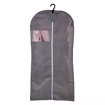 Чехол для одежды на молнии Polini Home, 60х100 см, цвет серый