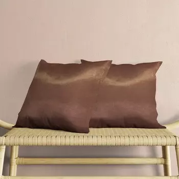 Чехол для подушки «Элегия», размер 40x40 см, цвет шоколад, 2 шт