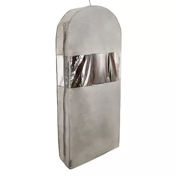 Чехол для шуб Lux «Лондон», длинный, 130х60х18 см, цвет серый