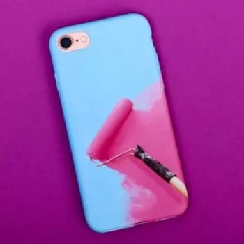 Чехол на телефон iPhone 7 «Раскрась», soft touch 6,5 14 см