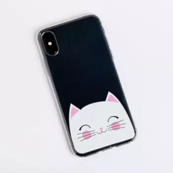 Чехол для телефона iPhone X/XS «Котик», 14.5 × 7 см
