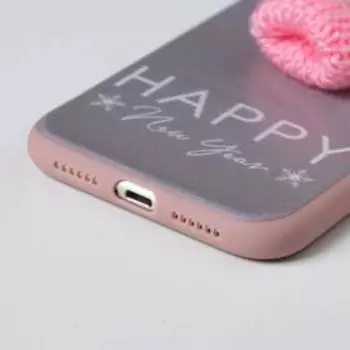 Чехол для телефона iPhone XR «Счастливый год», с дополнительным элементом 7,6 х 15,1 см