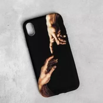 Чехол для телефона iPhone XR «Сотворение Адама», 7,6 х 15,1 см