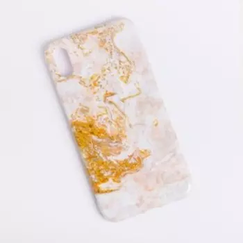 Чехол для телефона iPhone XS MAX «Мрамор», 16 × 8 см