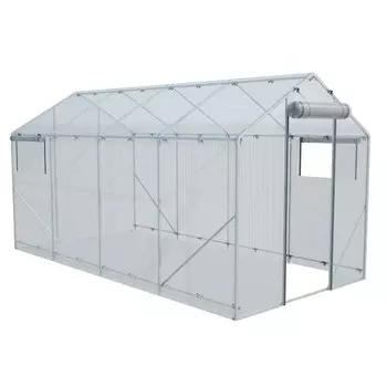 Чехол для теплицы, 4 2 2,1 м, спанбонд, «Домик»