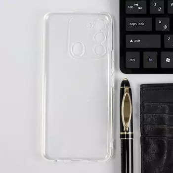 Чехол iBox Crystal, для телефона Tecno Spark 8c, силиконовый, прозрачный