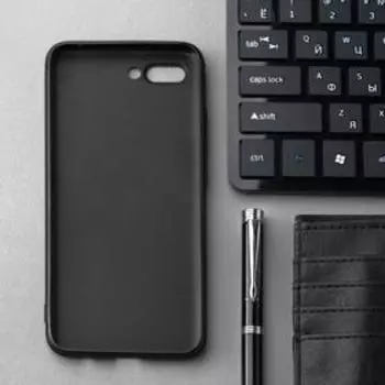 Чехол Innovation, для Huawei Honor 10, силиконовый, матовый, черный