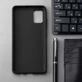 Чехол Innovation, для Samsung Galaxy A51, силиконовый, матовый, черный