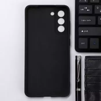 Чехол Innovation, для Samsung Galaxy S21 FE, силиконовый, матовый, черный