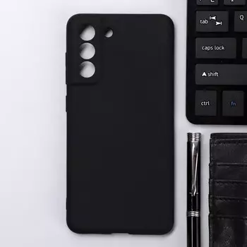 Чехол Innovation, для Samsung Galaxy S21 FE, силиконовый, матовый, черный