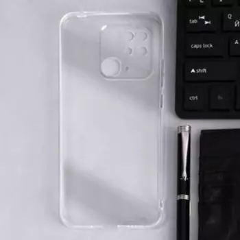 Чехол Innovation, для Xiaomi Redmi 10C, силиконовый, прозрачный