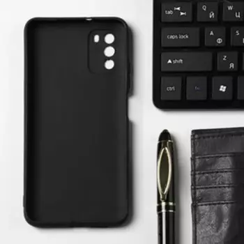 Чехол Innovation для Xiaomi Redmi 9T, силиконовый, матовый, черный