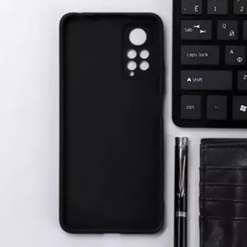 Чехол Innovation, для Xiaomi Redmi Note 11 Pro, силиконовый, матовый, черный
