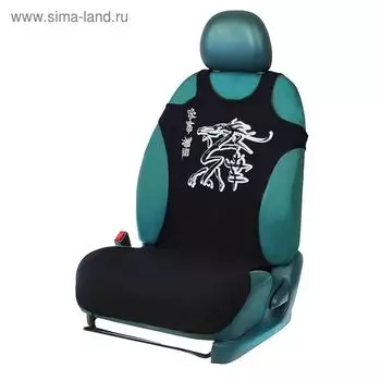 Чехол-майка "Иероглиф", на переднее сиденье, хлопок