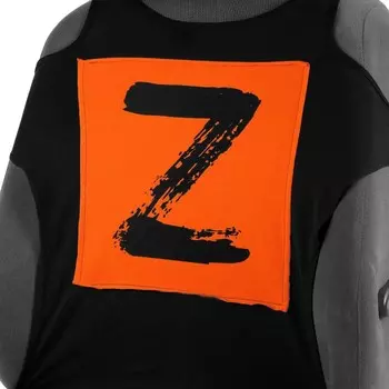 Чехол-майка TORSO "Z", на переднее сиденье, оранжевый, хлопок