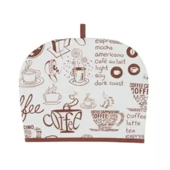 Чехол на чайник Coffee, размер 30х25 см, цвет коричневый