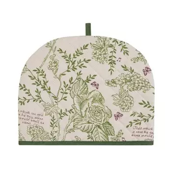 Чехол на чайник Shakespeare, размер 30х25 см, цвет зеленый