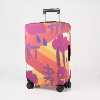 Чехол на чемодан 20", цвет разноцветный