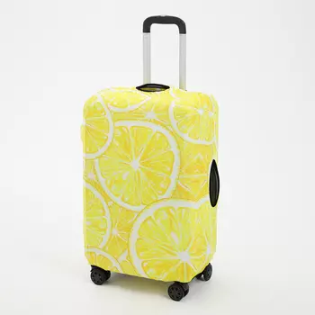 Чехол на чемодан M, цвет жёлтый
