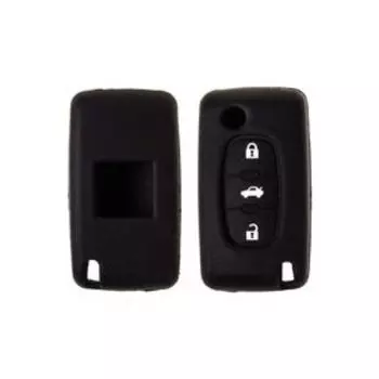 Чехол на ключ автомобильный Skyway, силиконовый PEUGEOT 307,408,407,607, 3 кнопки, S05701072