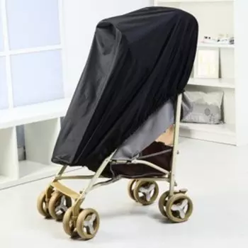 Чехол на коляску универсальный,оксфорд черный