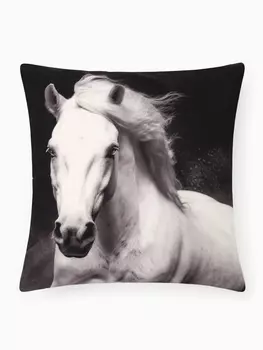 Чехол на подушку «Этель. Белый конь», 4040 см, велюр