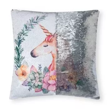 Чехол на подушку Этель "Единорог" 40 х 40 см, 100% п/э