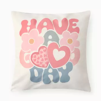 Чехол на подушку «Этель» Good day, 4040 см, велюр