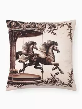 Чехол на подушку «Этель. Карусель», 4040 см, велюр