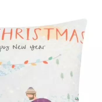 Чехол на подушку Этель "Merry Christmas" 40 х 40 см, 100% п/э