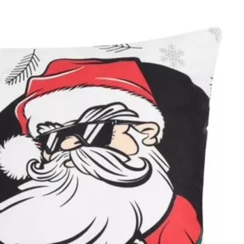 Наволочка декоративная Этель «Real Santa», 40х40 см, 100 п/э, велюр