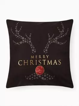 Чехол на подушку «Этель. Shining Horns», 4040 см, велюр