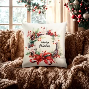 Чехол на подушку «Этель. Венок», 4040 см, велюр