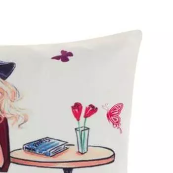 Наволочка декоративная Этель Женские истории «Кофе» 42 х 42 см, велюр