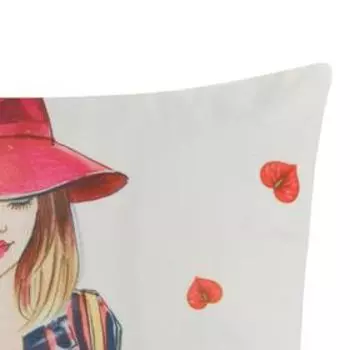 Наволочка декоративная Этель Женские истории «Прогулка» 42 х 42 см, велюр