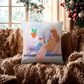 Чехол на подушку «Этель. Зимние мечты» 4040 см