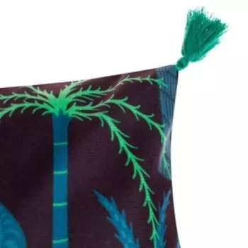 Наволочка декоративная с кисточками Этель «Леопарды», 43х43 см