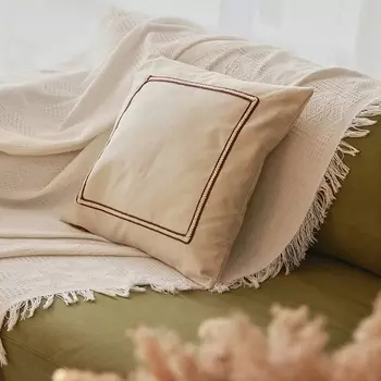 Чехол на подушку SL Home «СофтЛайнс», 4343 см, хлопок 100%