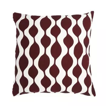 Чехол на подушку Traffic Cuts&Pieces, 45х45 см, цвет бордовый