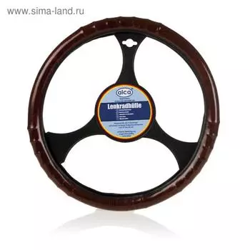 Чехол на руль "Люкс" под дерево, 37-39 см, ALCA