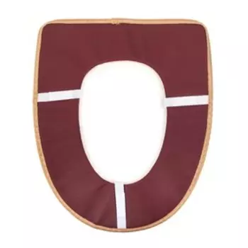 Чехол на сиденье для унитаза на липучках «Цветы», 3545 см, МИКС