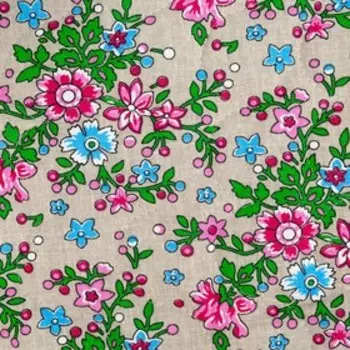 Чехол на стул с завязками «Полевые цветы», 35х38 см, бязь