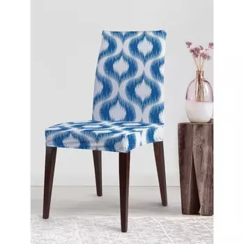 Чехол на стул «Вспышки орнамента», декоративный, велюр