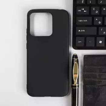Чехол PERO, для телефона Xiaomi Redmi 10A, силиконовый, черный