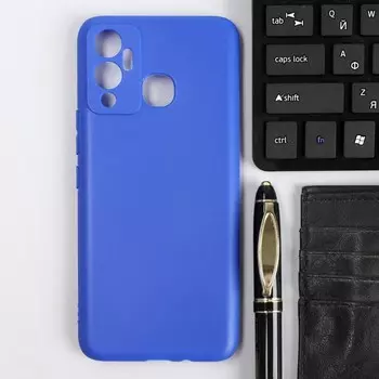 Чехол Red Line Ultimate, для телефона Infinix HOT 12 PLAY, силиконовый, синий