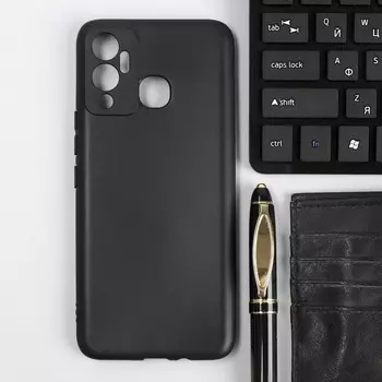 Чехол Red Line Ultimate, для телефона Infinix HOT 12 PLAY, силиконовый, черный