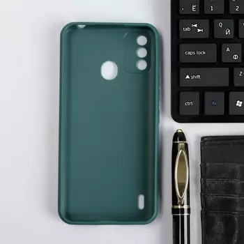 Чехол Red Line Ultimate, для телефона Itel A48, силиконовый, зеленый