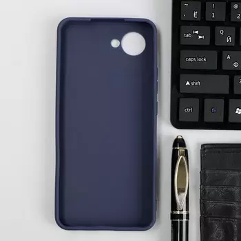 Чехол Red Line Ultimate, для телефона Realme C30, силиконовый, синий