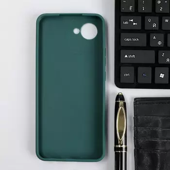 Чехол Red Line Ultimate, для телефона Realme C30, силиконовый, зеленый